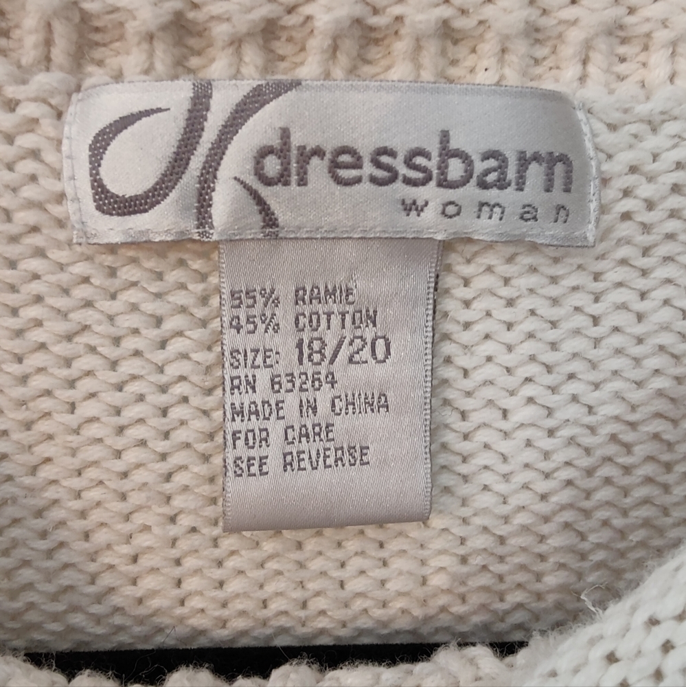 Dress barn woman sweater size 18/20 - Picture 3 of 6